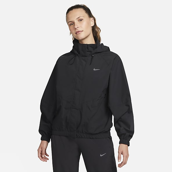 NIKE Nike jacket women's 2023 autumn new sports casual loose stand collar  big hook jacket DX5865
