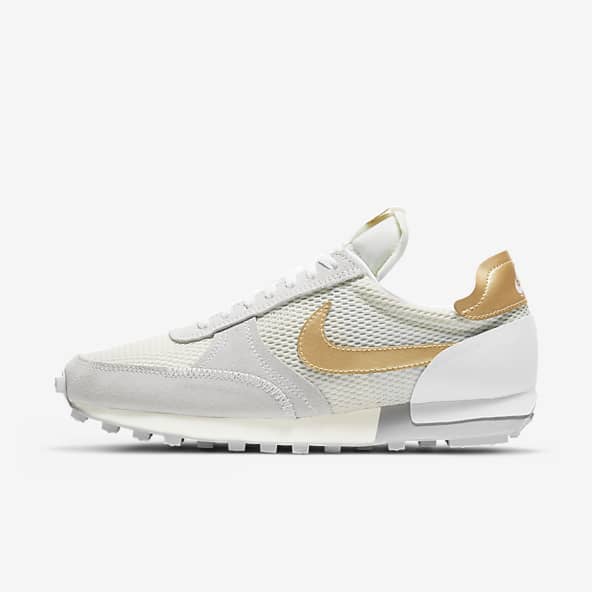 plain white nike shoes