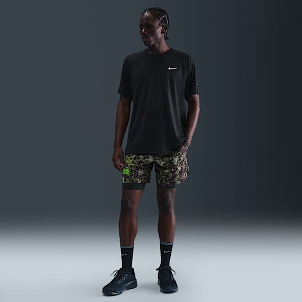 Nike Stride Shorts de correr Dri-FIT con estampado de 18 cm con forro de ropa interior para hombre