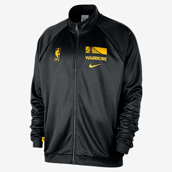 Golden State Warriors Club Courtside Men's Nike NBA Poly-Knit Track Jacket