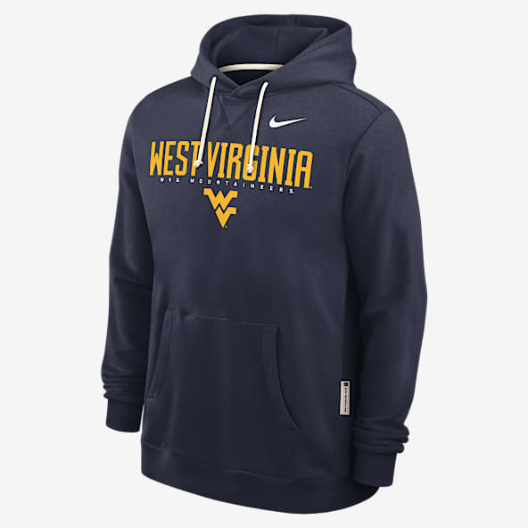 West Virginia Sideline Men's Nike Dri-FIT College Pullover Hoodie