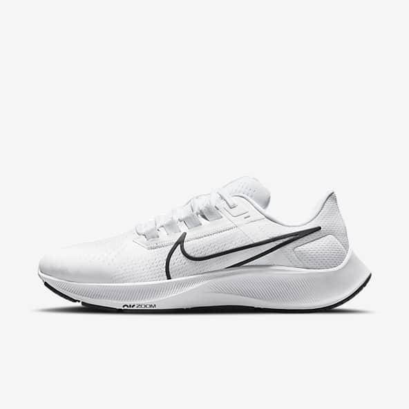 White men's running shoes clearance