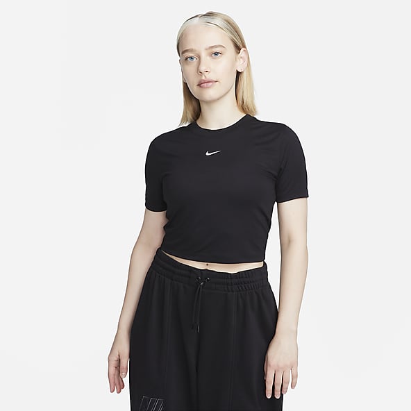 Femmes Noir Hauts et tee shirts. Nike CH