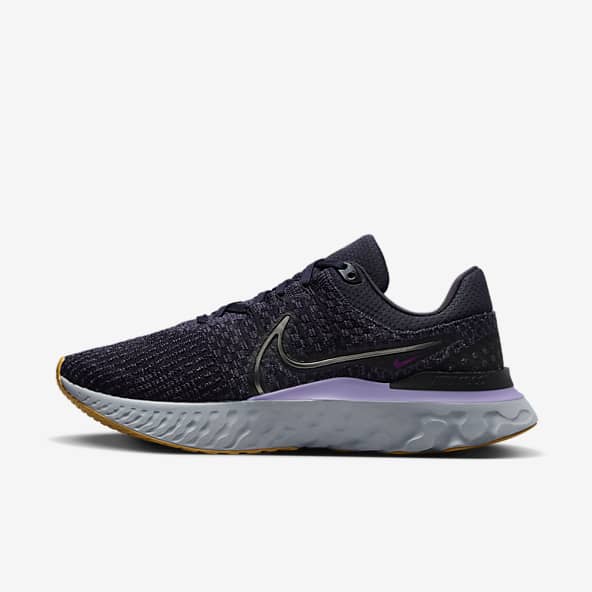 Nike Black and Purple Shoes: Elegant and Sleek Sneakers for Your Collection