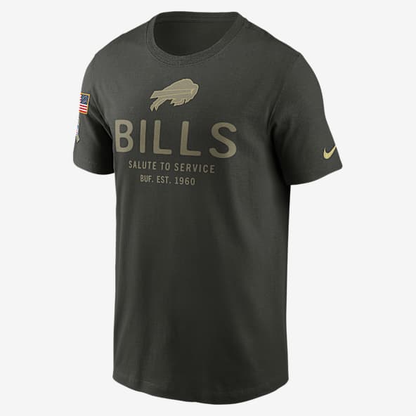 Buffalo Bills Salute to Service Sideline Primary Edge Men's Nike Dri-FIT NFL T-Shirt