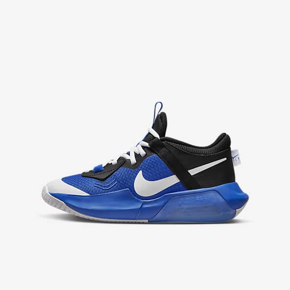 Blue Basketball Shoes. 