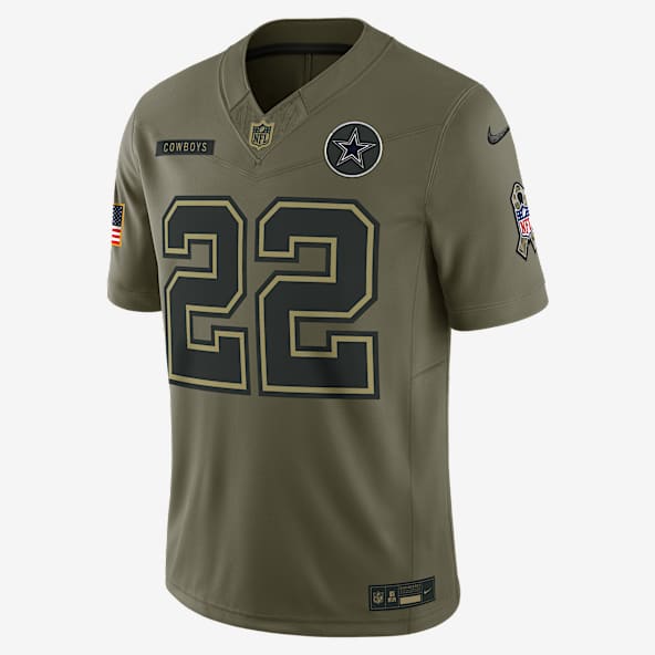 Emmitt Smith Dallas Cowboys Salute to Service Retired Men's Nike Dri-FIT NFL Limited Jersey