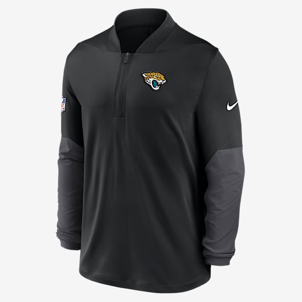 Jacksonville Jaguars Feel The Pressure Playera Nike Dri-FIT de la NFL de medio cierre para hombre