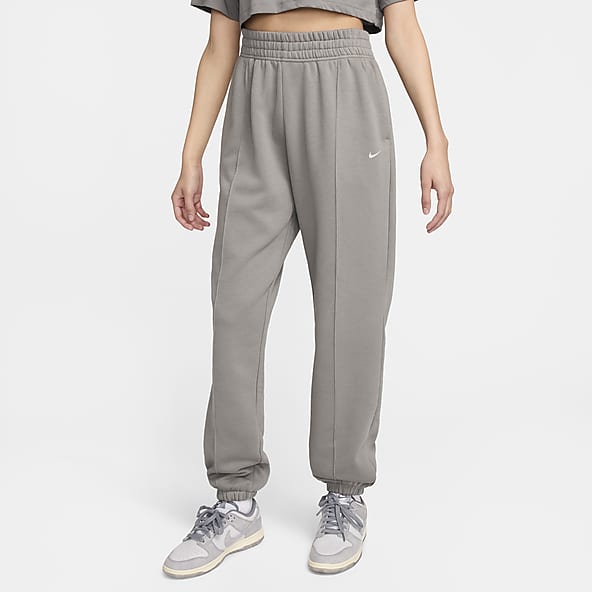 Nike Women's Fleece High Rise Logo All Over Print Pants