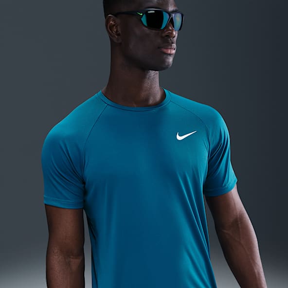 Nike Essential Camiseta Hydroguard de natación de manga corta para hombre