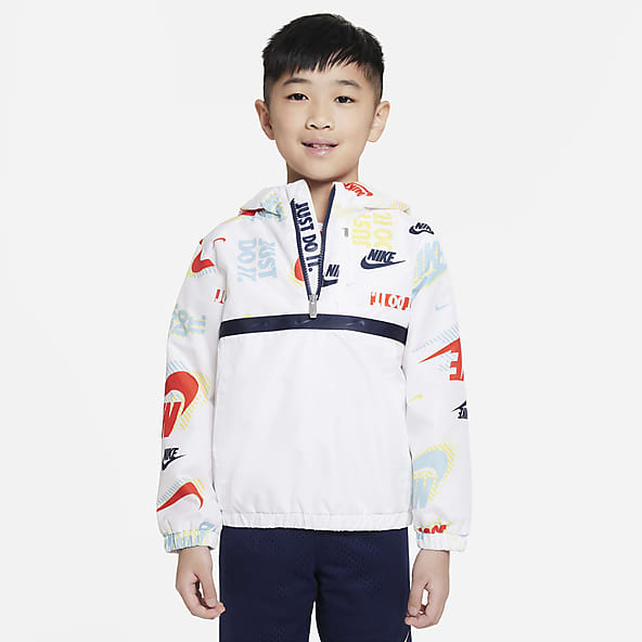 Nike Half-Zip Print Blocked Anorak Little Kids' Jacket
