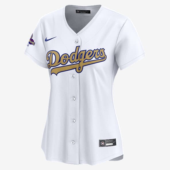 Los Angeles Dodgers 2024 World Series Champions Gold Women’s Nike Dri-FIT ADV MLB Limited Jersey