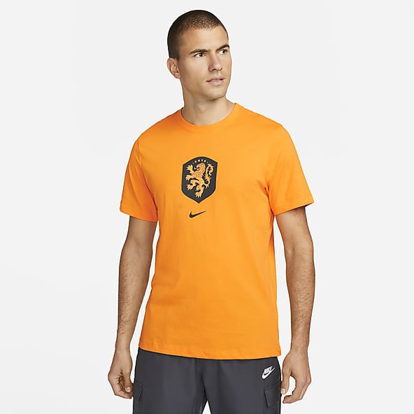 Est ndar Naranja F tbol Camisetas con estampado. Nike ES
