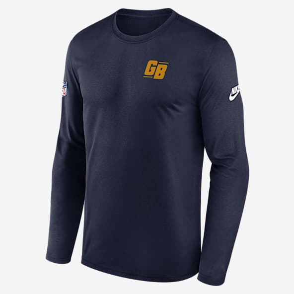 Green Bay Packers Alt Legend Small Logo Men's Nike Dri-FIT NFL Long-Sleeve T-Shirt