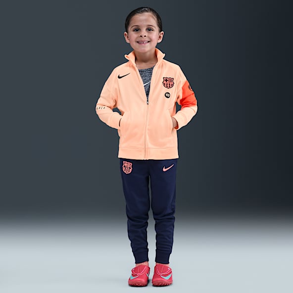 FC Barcelona Strike 3e tenue Survêtement de foot en maille Nike Dri-FIT Total 90 pour enfant