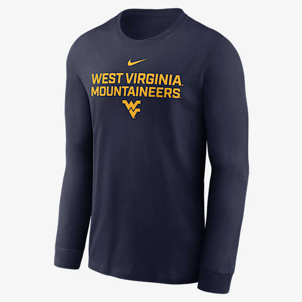 West Virginia Sideline Men's Nike Dri-FIT College Long-Sleeve T-Shirt
