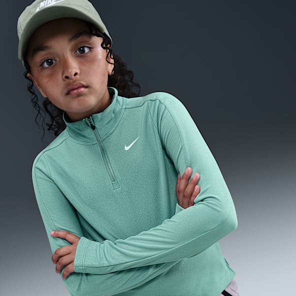 Nike Maglia a manica lunga con zip a 1/4 Dri-FIT – Bambina/Ragazza
