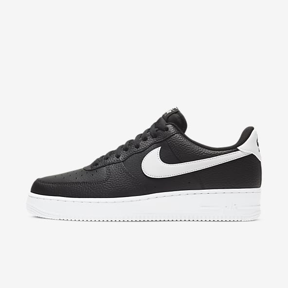 Half black half white nike air sale force 1