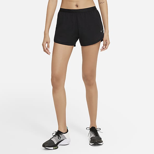 black on black nike shorts