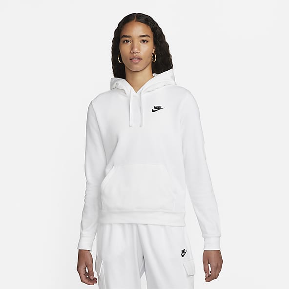 nike pullover hoodie men's white