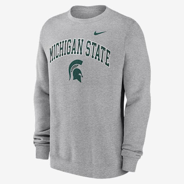 Michigan State Arch Men's Nike College Pullover Crew