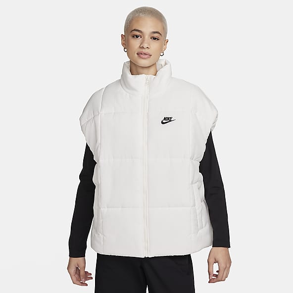 White Sportswear Therma-FIT Jacket by Nike on Sale