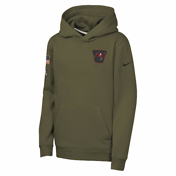 Nike Club Fleece (NFL Tampa Bay Buccaneers) Big Kids' "Salute to Service" Pullover Hoodie