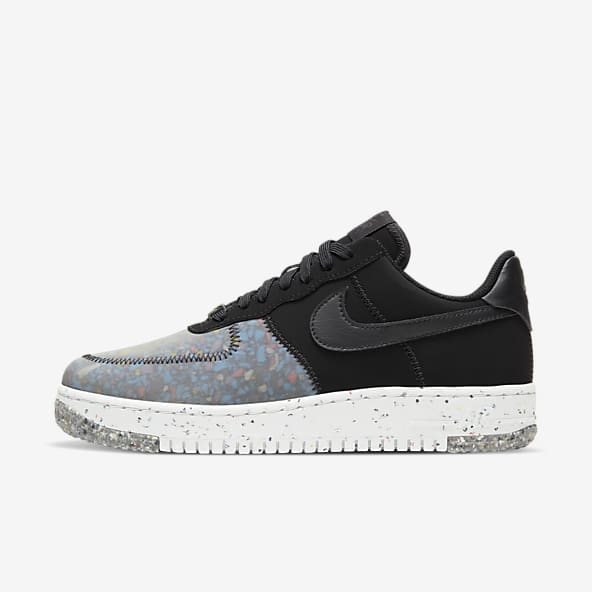 Women's Black Air Force 1 Shoes. Nike ID