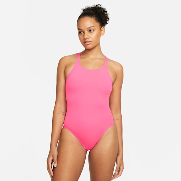 Nike Poly Solid Traje de baño Fastback de 1 pieza para mujer