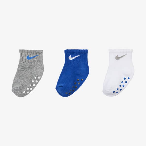 Nike Baby 612M Gripper Ankle Socks 3 Pairs