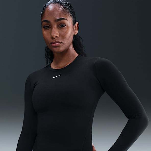 Nike One Fitted Nike One Fitted Dámské tričko Dri-FIT s dlouhým rukávem