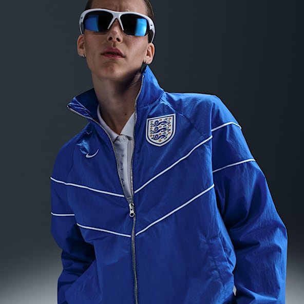 İngiltere Windrunner Nike UV Dokuma Kadın Futbol Ceketi