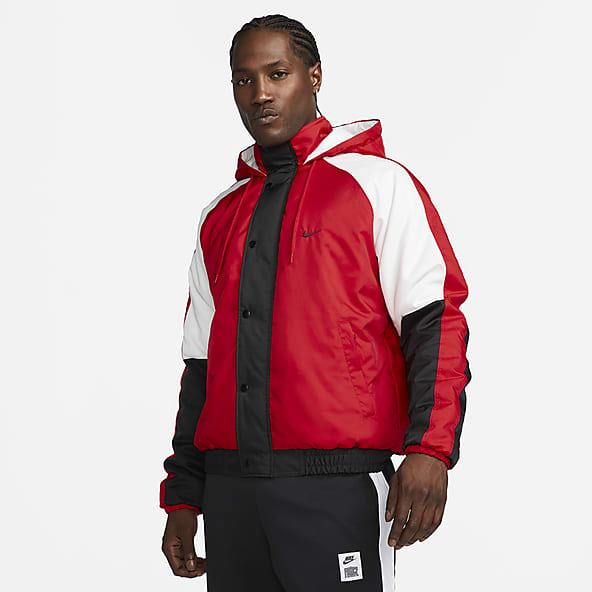 nike red chain jacket