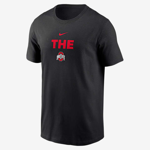 Ohio State 2-Hit Stacked Men's Nike College T-Shirt
