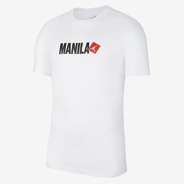 mens white and red nike shirt