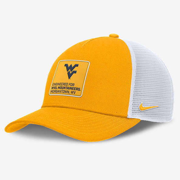 West Virginia On-Field Rise Engineered Men's Nike College Trucker Adjustable Hat