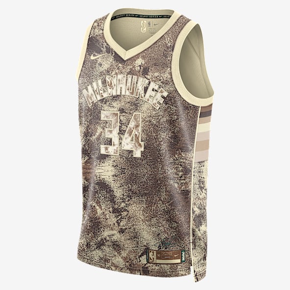 Maillot NBA Giannis Antetokounmpo Milwaukee Bucks Noir - Taille L, Finale Grande, Neuf