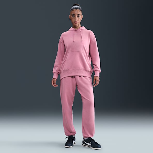Nike Sportswear Phoenix Fleece Pants de entrenamiento de French Terry oversized de tiro alto para mujer