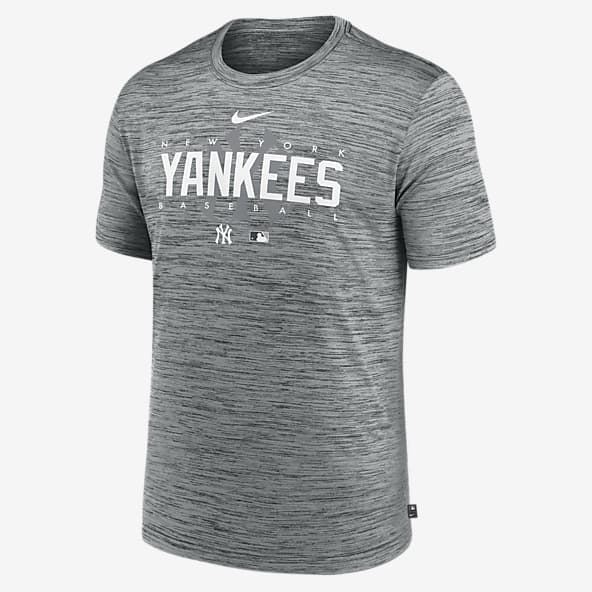 Men's New York Yankees Aaron Judge Nike Gray Name & Number T-Shirt