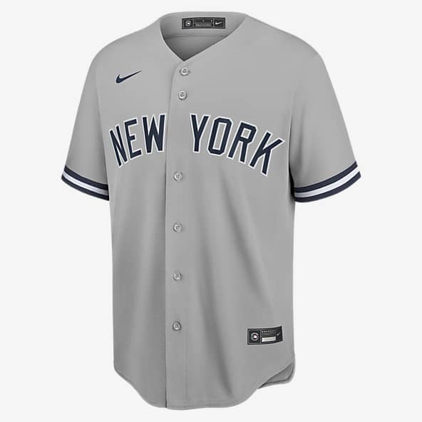 Nike Men's New York Yankees Coop Derek Jeter Player Replica Jersey - White/Navy