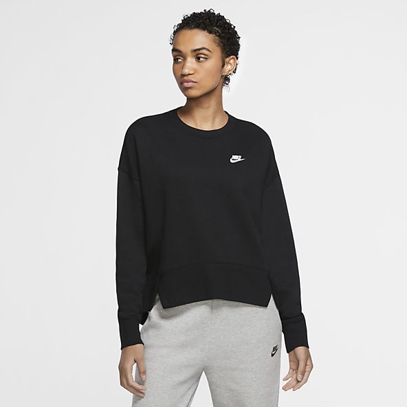 plain black nike sweatshirt