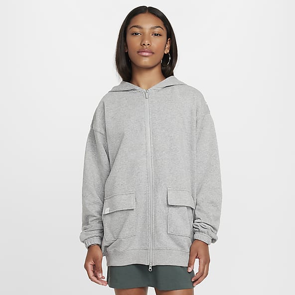 Girls Oversized Hooded Hoodies. Nike JP