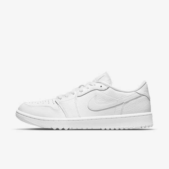 nike air jordan low all white