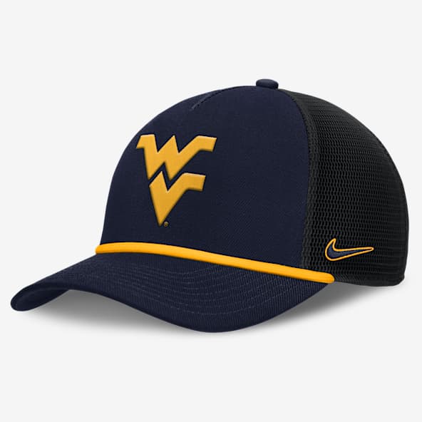 West Virginia Primetime Rise Gorra de rejilla universitaria Nike ajustable para hombre