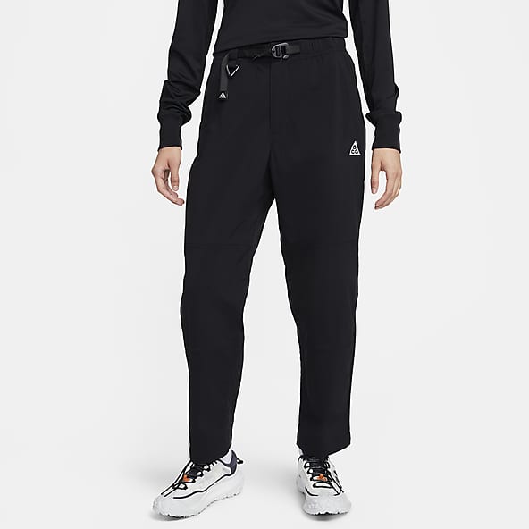 Vintage Nike Pants Women Medium Black Cropped Capri Track Gym Wear