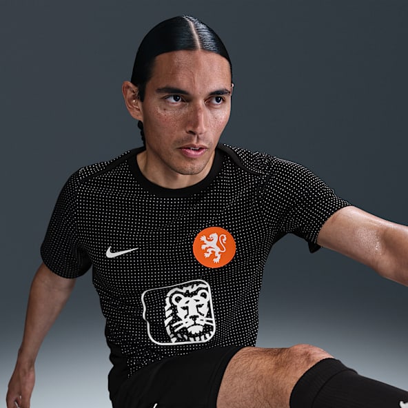Netherlands Academy Pro Men's Nike Dri-FIT Football Pre-Match Short-Sleeve Top