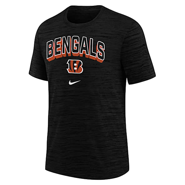 Cincinnati Bengals Sideline Velocity Big Kids’ Nike Dri-FIT NFL T-Shirt