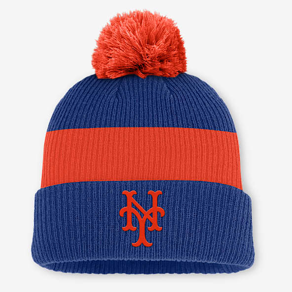 New York Mets Cooperstown Peak Men's Nike MLB Cuffed Pom Beanie