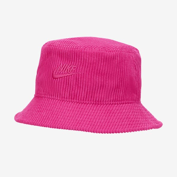 Women's Bucket Hats Pink. Nike PT