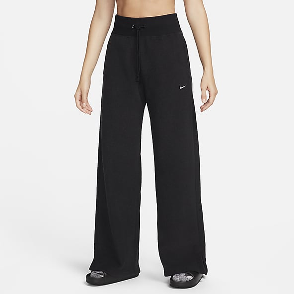 NIKE Women's Light Dri-Fit Athletic Pants Black and Pink Size M (8-10)  Cropped
